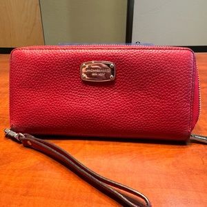 Vibrant Red Michel Kors Wallet - image 1